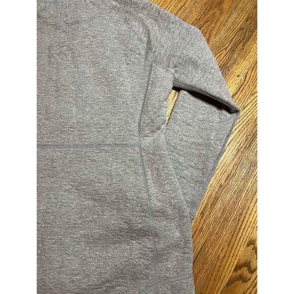 North Face Re-Source Snap Long Hoodie Jacket Medium Gray Women's - Picture 8 of 15